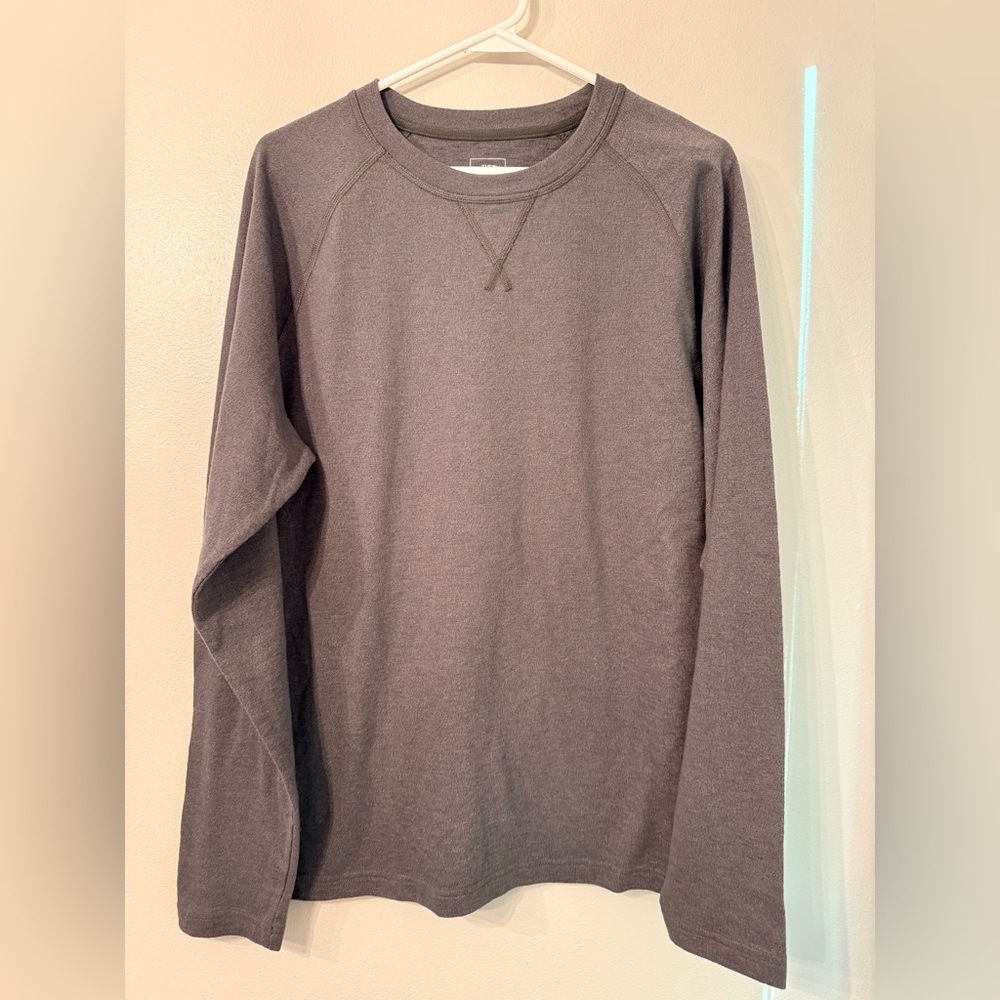 The North Face Men's Charcoal Long Sleeve Tee